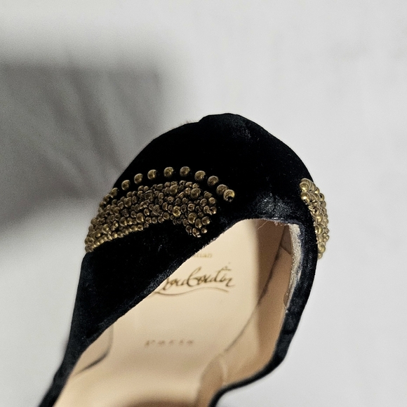 Bengali 120 Christian Louboutin Velvet Pony Leopard - Picture 8 of 11